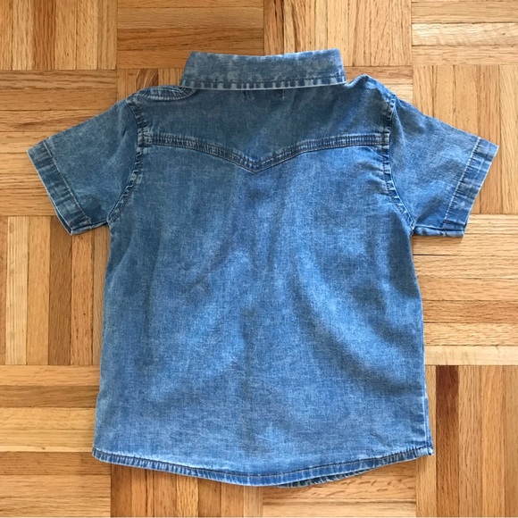 7 For All Mankind Boys Denim Shirt - Picture 2 of 12